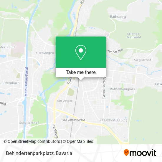 Карта Behindertenparkplatz