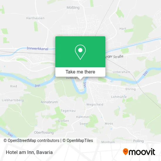 Hotel am Inn map