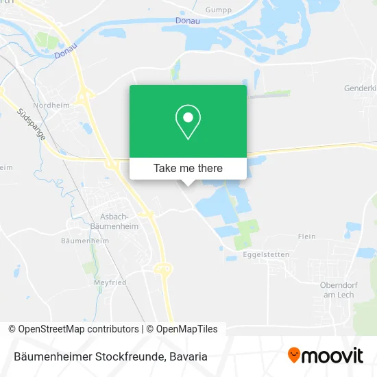 Карта Bäumenheimer Stockfreunde