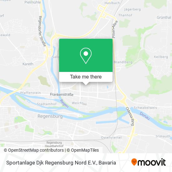Sportanlage Djk Regensburg Nord E.V. map