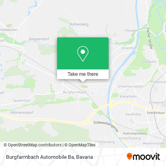 Burgfarrnbach Automobile Ba map