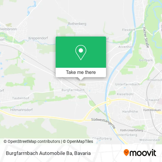 Карта Burgfarrnbach Automobile Ba