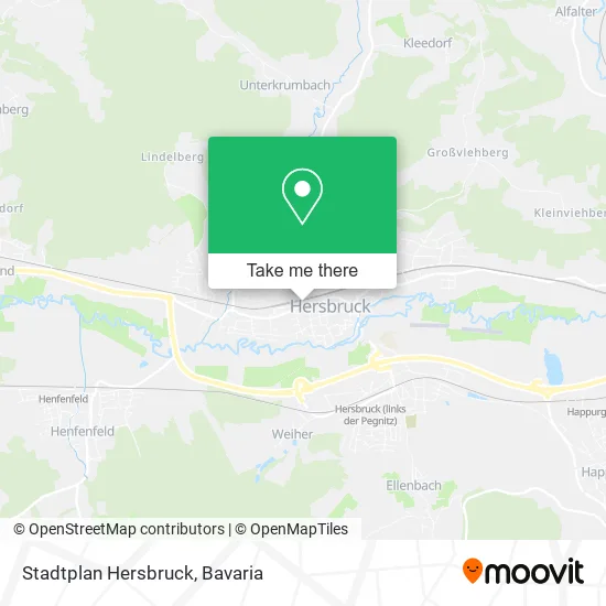 Карта Stadtplan Hersbruck