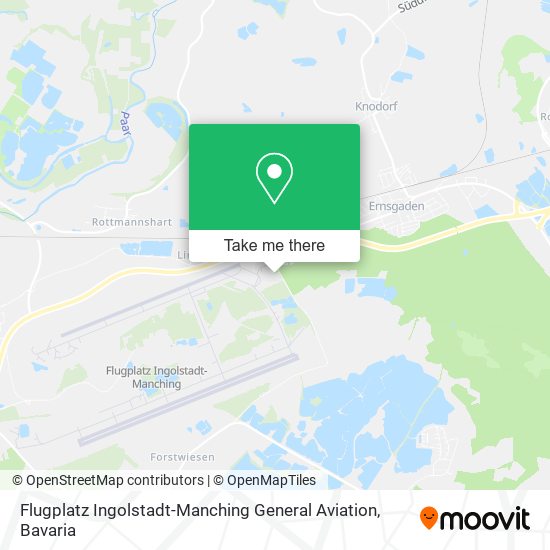 Карта Flugplatz Ingolstadt-Manching General Aviation