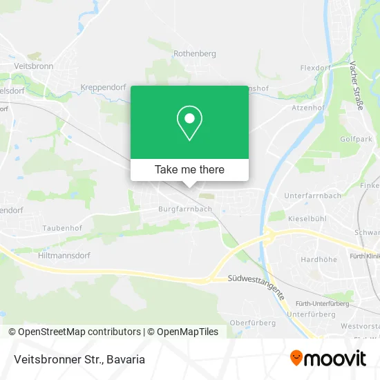 Карта Veitsbronner Str.