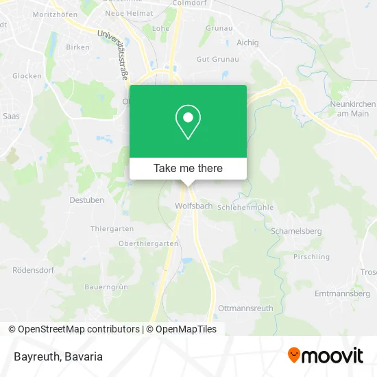 Карта Bayreuth