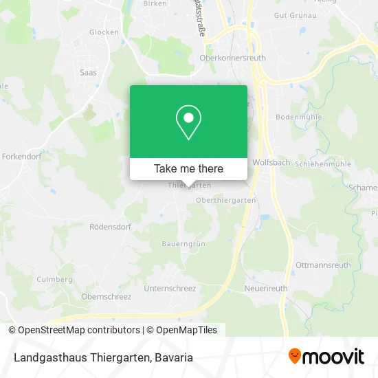 Карта Landgasthaus Thiergarten