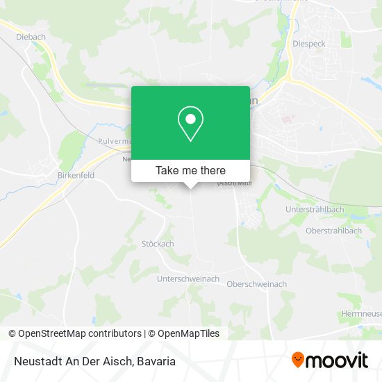Карта Neustadt An Der Aisch