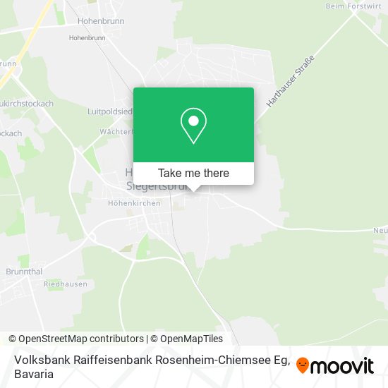 Volksbank Raiffeisenbank Rosenheim-Chiemsee Eg map