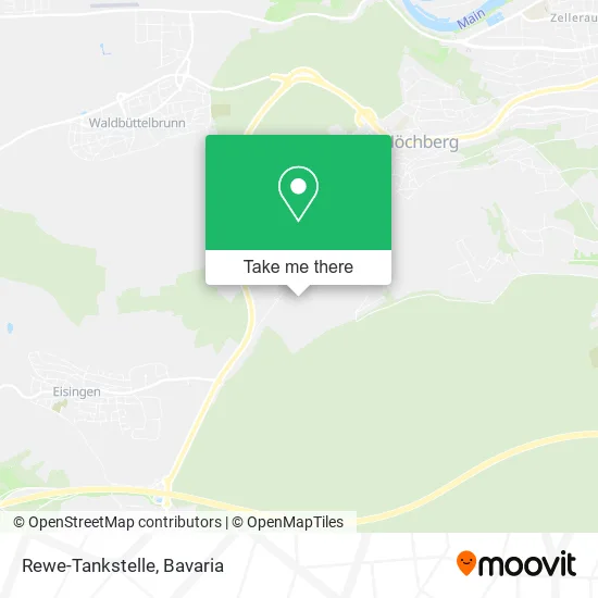 Карта Rewe-Tankstelle