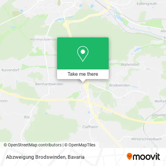 Карта Abzweigung Brodswinden