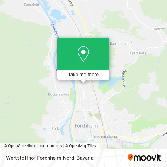 Карта Wertstoffhof Forchheim-Nord