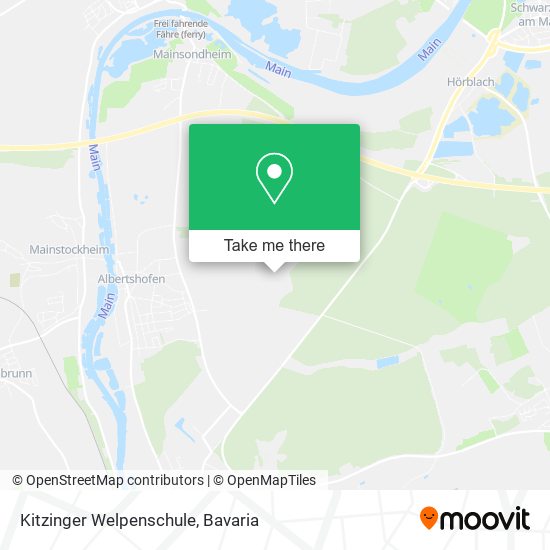 Kitzinger Welpenschule map