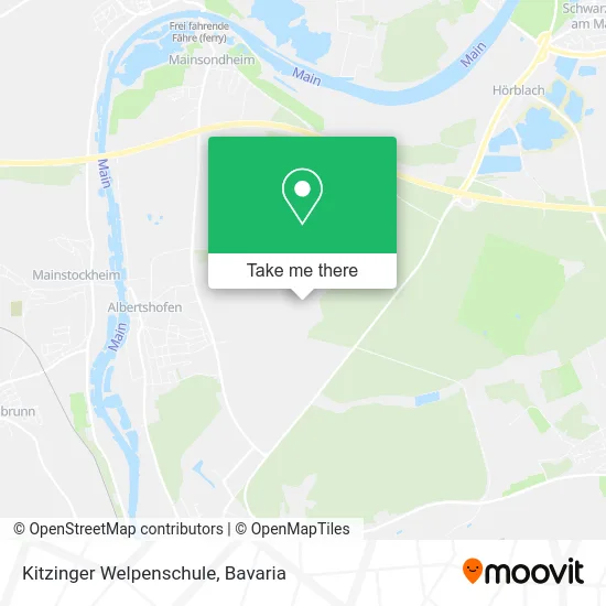 Kitzinger Welpenschule map