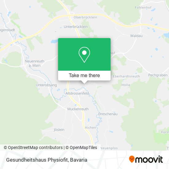 Gesundheitshaus Physiofit map