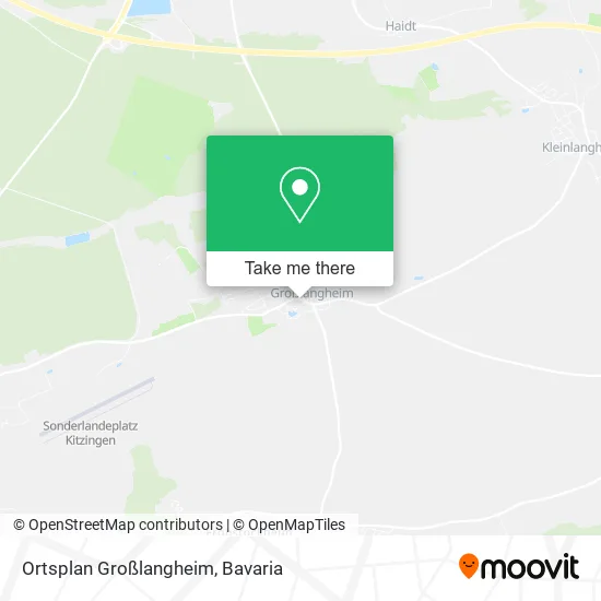 Карта Ortsplan Großlangheim