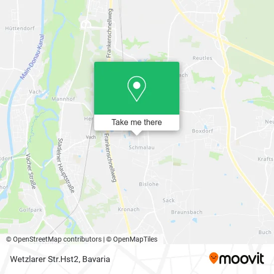 Карта Wetzlarer Str.Hst2