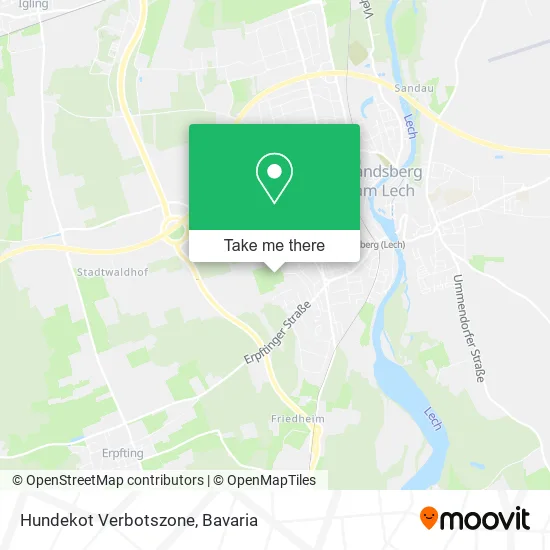 Карта Hundekot Verbotszone