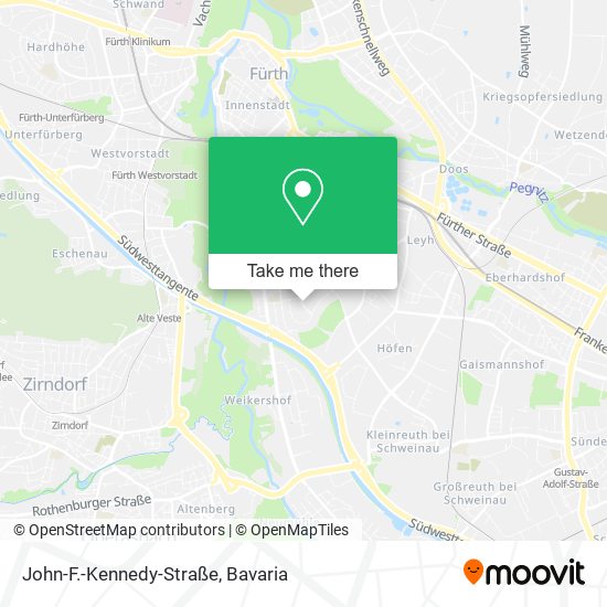 John-F.-Kennedy-Straße map