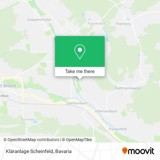 Карта Kläranlage Scheinfeld