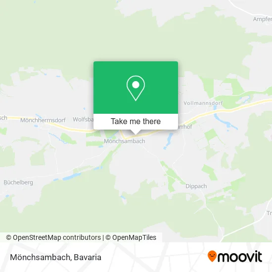 Карта Mönchsambach