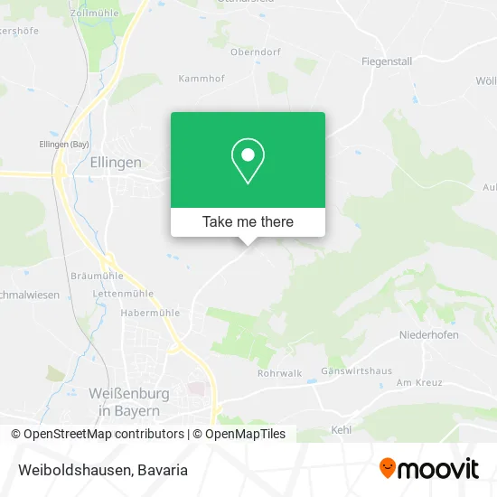Карта Weiboldshausen