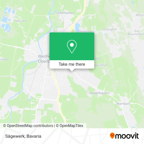 Карта Sägewerk