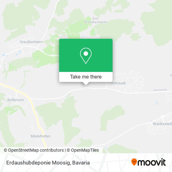 Erdaushubdeponie Moosig map