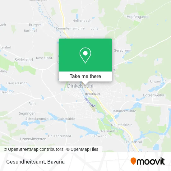 Карта Gesundheitsamt