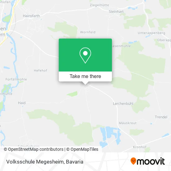 Карта Volksschule Megesheim