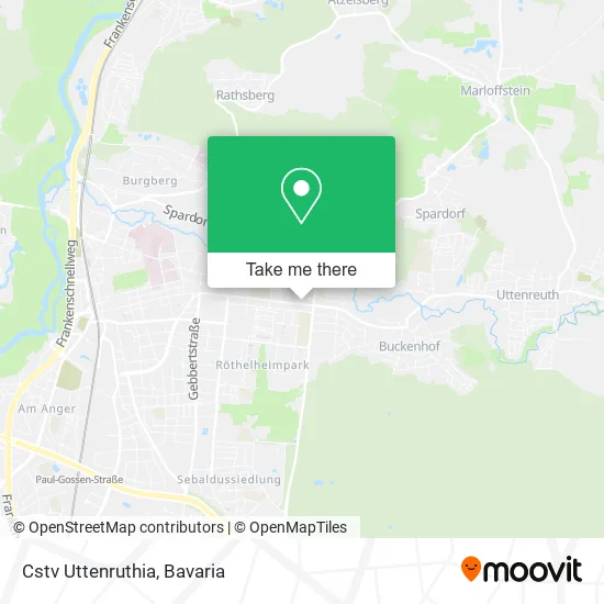Cstv Uttenruthia map