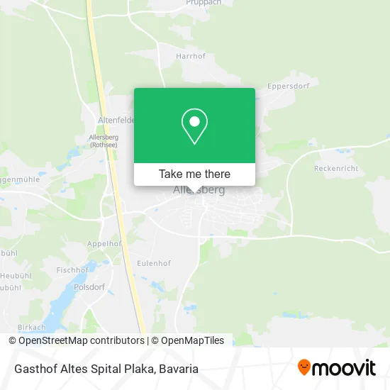 Карта Gasthof Altes Spital Plaka