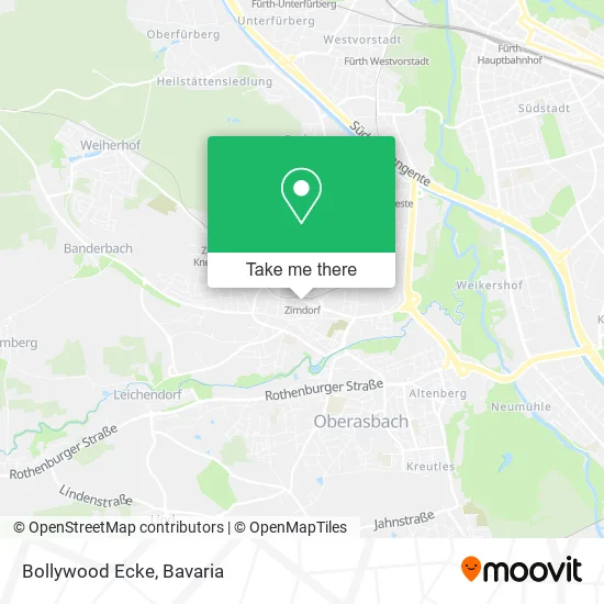 Карта Bollywood Ecke