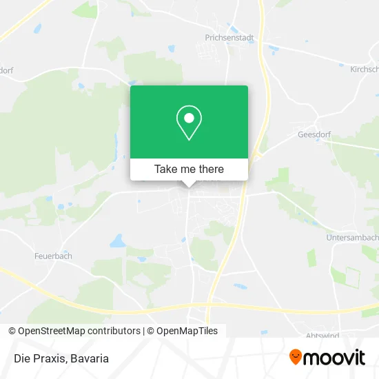 Карта Die Praxis