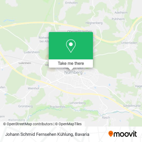 Johann Schmid Fernsehen Kühlung map