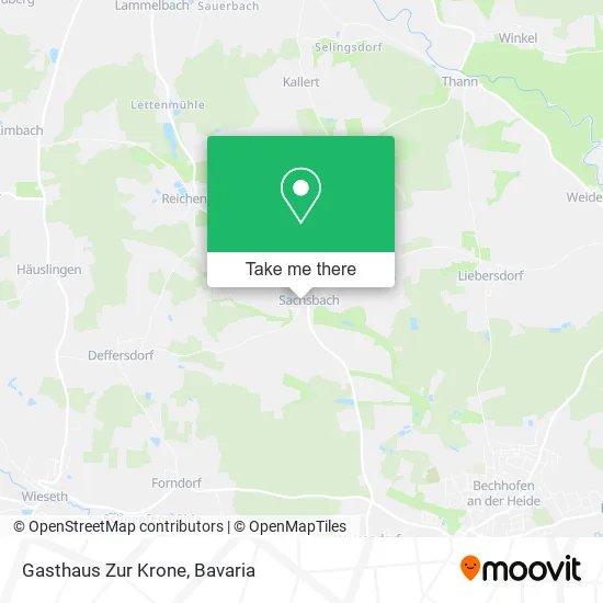 Карта Gasthaus Zur Krone