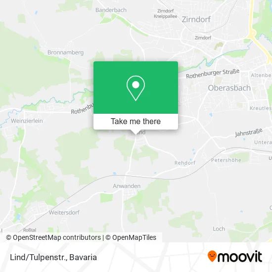 Карта Lind/Tulpenstr.