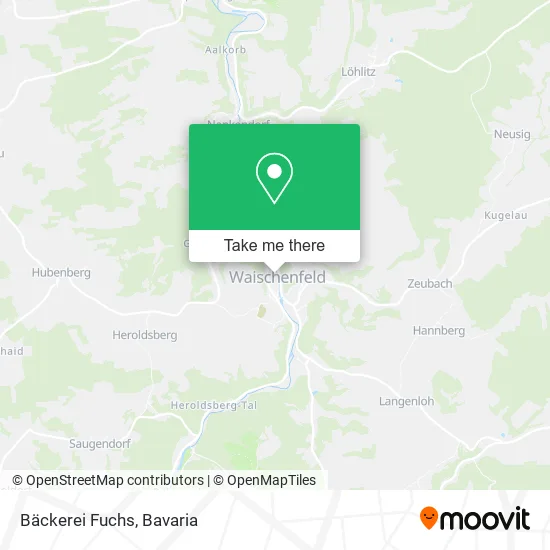 Карта Bäckerei Fuchs