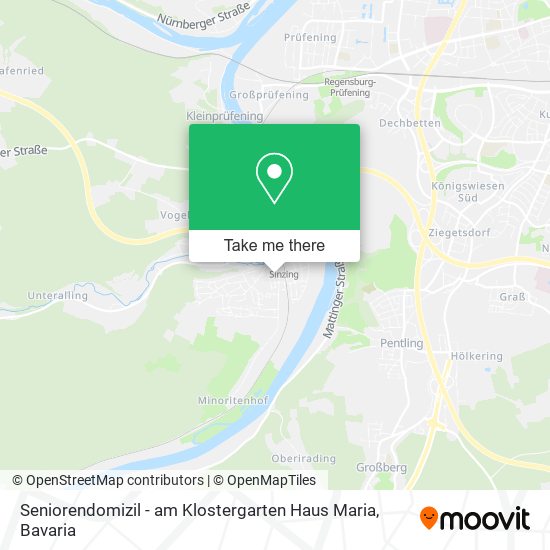 Карта Seniorendomizil - am Klostergarten Haus Maria