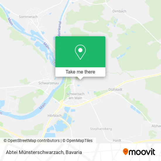 Карта Abtei Münsterschwarzach