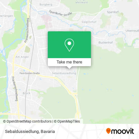 Карта Sebaldussiedlung