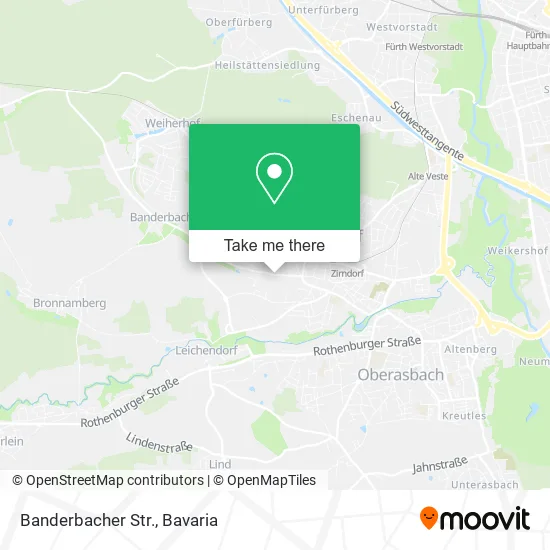 Карта Banderbacher Str.