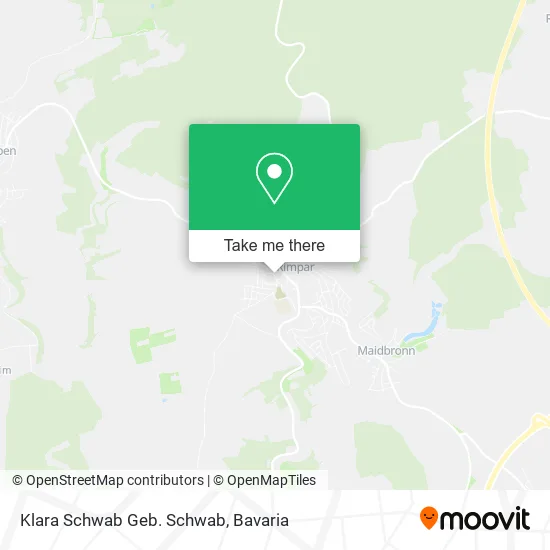Klara Schwab Geb. Schwab map