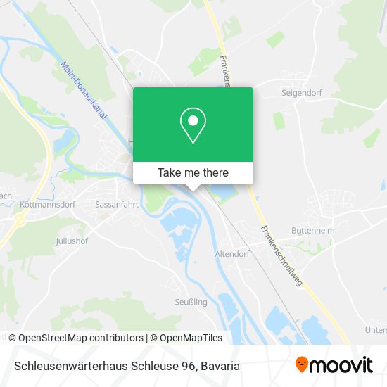 Schleusenwärterhaus Schleuse 96 map