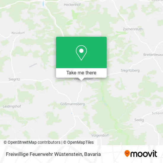 Карта Freiwillige Feuerwehr Wüstenstein
