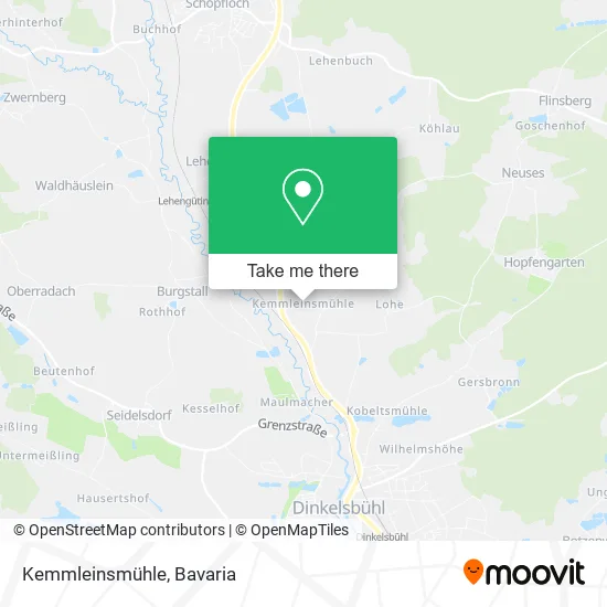 Карта Kemmleinsmühle