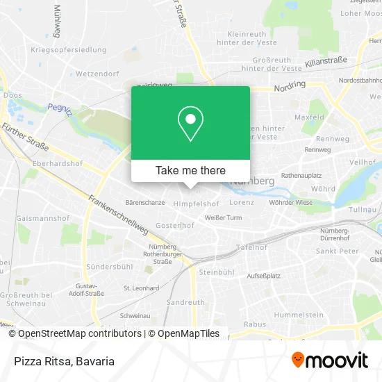 Карта Pizza Ritsa