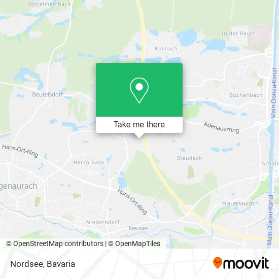 Карта Nordsee