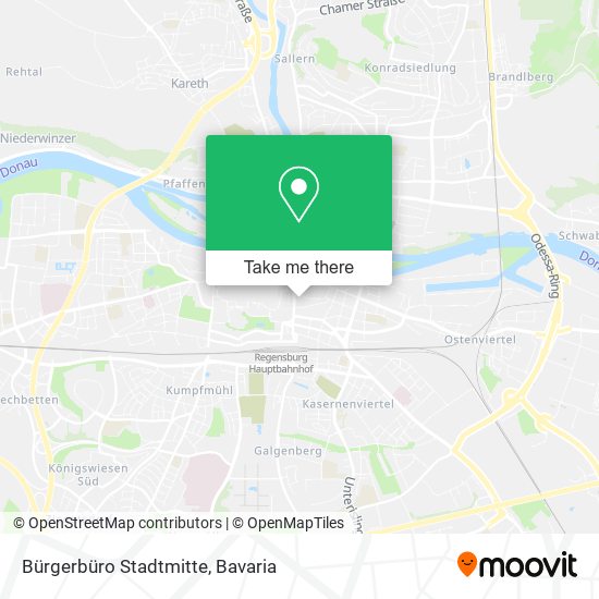 Bürgerbüro Stadtmitte map