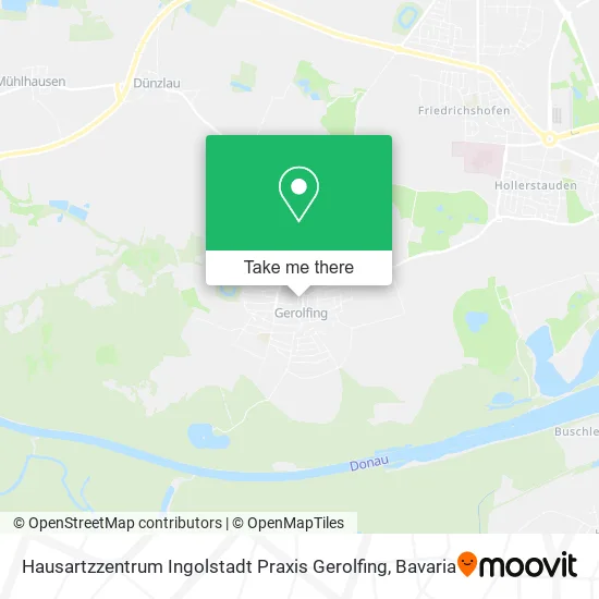Карта Hausartzzentrum Ingolstadt Praxis Gerolfing